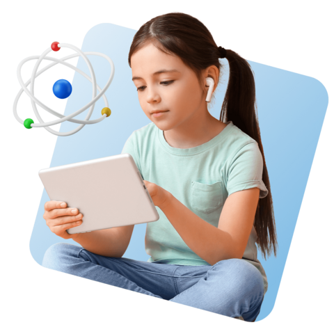 Network Systems & Cybersecurity Pathway image 3 (name atom diagram girl with pods)