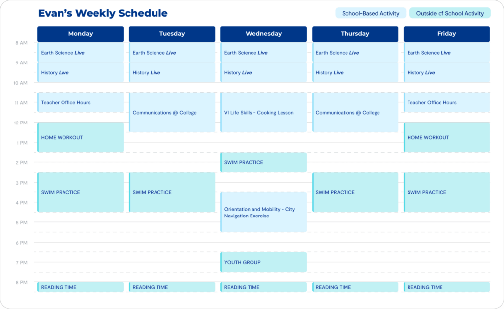 Meet Evan image 4 (name Schedule)
