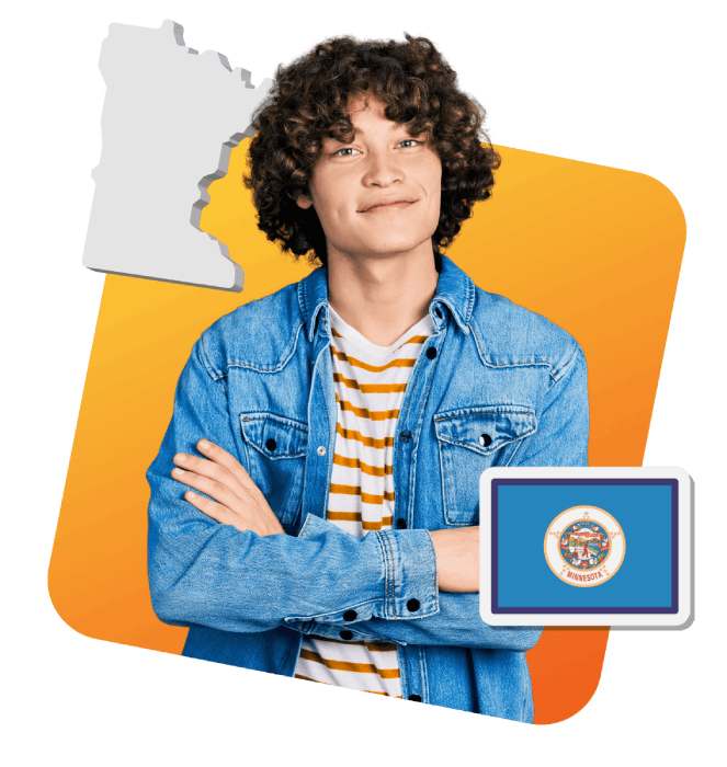 A vibrant illustration of a video call on a computer screen with diverse, smiling people. Overlay includes a globe, star, heart, and sticky note icons. A 3D rotating globe is in the top left, adding a global, connected feel.